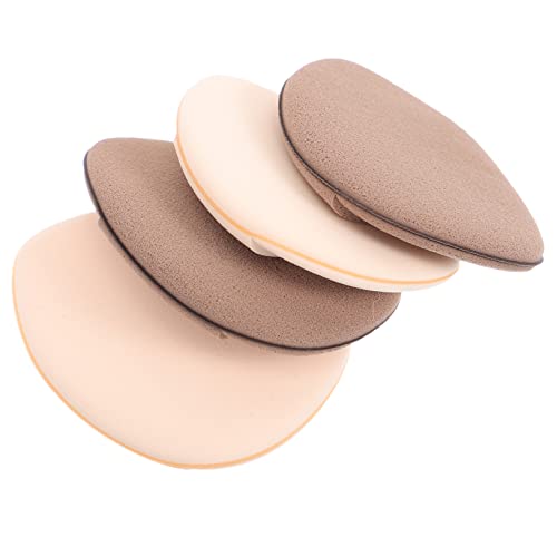 Healeved Mini Powder for Women 4pcs Triangle Makeup Puff Gentle Texture Non-slip Design Face Powder Sponge