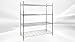 Elite Kitchen Supply Commercial Chrome Wire Shelving Rack, All Stainless-steel Heavy Duty 4 Tier Wire Shelf W60xD18xH71, for Storage ETL