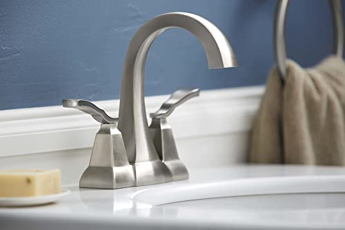 KOHLER R30997-4D-BL Ridgeport™ 1.2 GPM Centerset bathroom sink faucet, Matte Black thumbnail 2