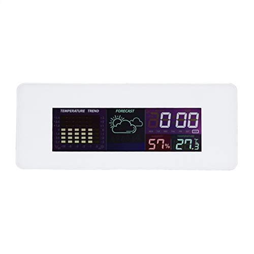 VONKY Digital Weather Station LCD termômetro higrômetro 0~50 Termômetro Calendário Despertador Funçã