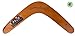 Finecraft Australia Large 18'' Wood Boomerang for Kids and Adults