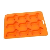 BIUDECO 2 piezas Molde Silicona No Adhesivo para Chocolate con Forma de Perro Molde para Hacer Chuches y Creativos para Repostería y Helados