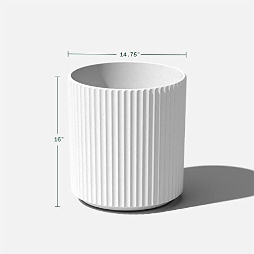 Image of Veradek Demi Series Planter - Large Round Outdoor Planter