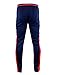 SCREENSHOT Men's Premium Workout Lifestyle Color Block Fashion Track Pants P11055-Navy/Red-Medium