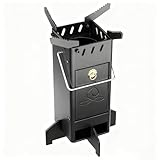 poele a bois double face prix 【Conçu pour durer avec de l'acier au manganèse de qualité supérieure】Fabriqué en acier au manganèse épais, ce petit poêle à bois pour tente de camping offre une durabilité et une résistance à la chaleur exceptionnelles, garantissant des performances durables même sous des températures élevées et dans des conditions extérieures difficiles.