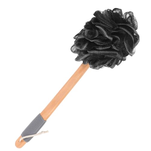 NIYANGLE Bath Shower Loofah with Long Handle Gentle Exfoliating Body Scrubber Sponge for Smooth Skin and Space Saving Design for Adults Shower Bath