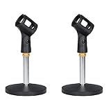 Le support de microphone peut être utilisé à la fois pour les microphones sans fil et filaires.