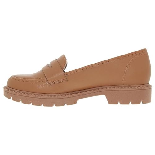 Mocassim Loafer Feminino Tratorado Napa Camel Beira Rio 4283.115