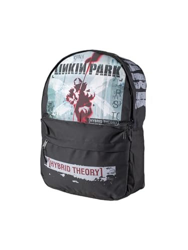 Sac à dos Linkin Park Rocksax noir taille M au motif de l'album Hybrid Theory