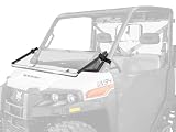 SuperATV Bobcat UV34 Scratch-Resistant Flip Down Windshield | Standard Polycarbonate | Clear