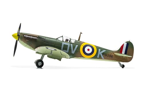 Airfix Standard Model Set - A01071C Supermarine Spitfire Mk.Ia Model Building Kit - Plastic Model Plane Kits for Adults & Children 8+, Set Includes Sprues, Decals & Paint Guide - 1:72 Scale Model - Image 4