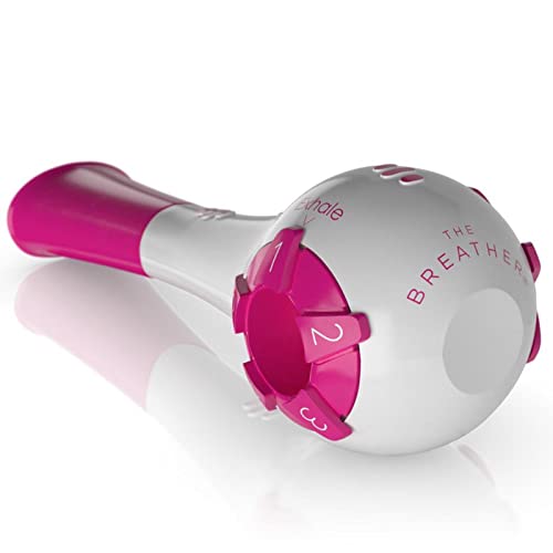 Image of Lung Exercise Device Exerciser Natural Breathing Trainer Adjustable Blue