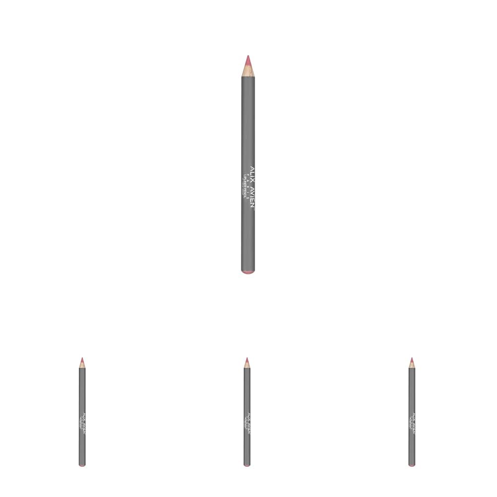 ALIX AVIEN Uzun Süre Kalıcı Dağılma Yapmayan Nemlendirici Dudak Kalemi - Lipliner Pencil 11 True Rose (4 paketi)