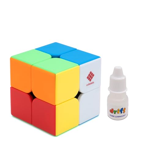 Image of Cubelelo Kid Drift 2M 2X2 Magnetic Speed Cube & Lubricant Combo | Smooth & Stable With Enhanced Magnetism | Perfect for Speedcubers & Beginners