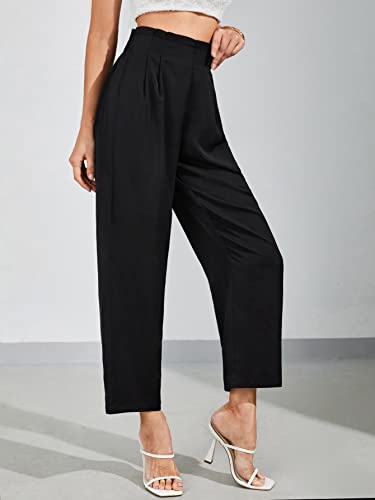 Women High Waist Straight Leg Pants3