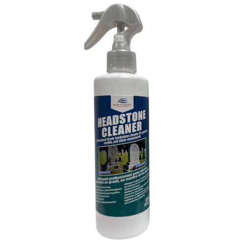 Cemetery Headstone Cleaner for Graves - Tombstone Cleaning Solution Removes