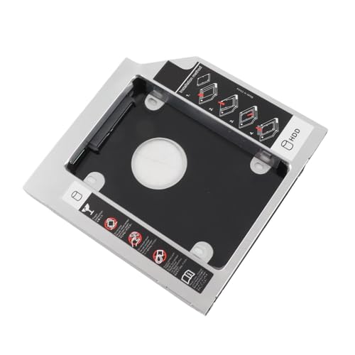 Caddy para disco duro 12.7 mm Aluminio SATA para laptop miniatura 5