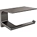 DELTA FAUCET 79956-KS Pivotal Toilet Paper Holder, Black Stainless