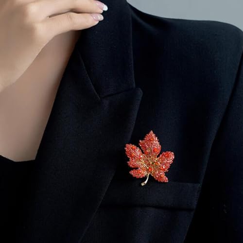Image of Elegant Pink Lily Flower Brooch Pin for Women - Rhinestone Lily Lapel Pin for Coats, Jackets, and Sweaters