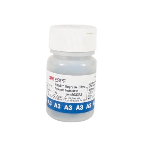 3M ESPE 6033A3 Filtek Supreme Ultra Flowable A3 Cavifil Refill (Pack of 20)