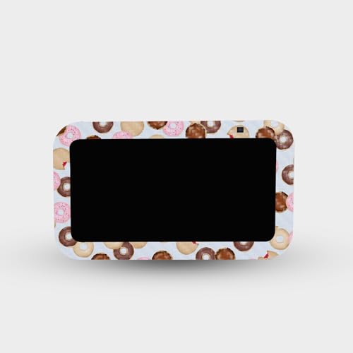 Image of MightySkins Carbon Fiber Skin Compatible with Amazon Echo Show 5 (Gen 3) - Donut Binge | Protective, Durable Textured Carbon Fiber Finish | Easy to Apply