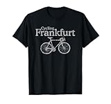 Fahrrad T-Shirts mit einem Rennrad-Design im stylishen grauen Vintage-Look für sportliche Frankfurter Radfahrerinnen, Radfahrer, Fahrradfahrerinnen, Fahrradfahrer, Radlerinnen, Radler, Bikerinnen und Biker in und aus Frankfurt.