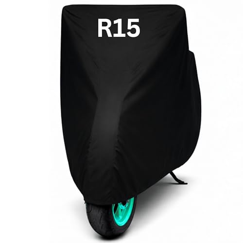 Image of Premium Bike Cover for R15, R15 V3, R15 V4, R15 M, R15 All Model fit 100% Waterproof, Dustproof Scratchproof - Ultra-Shield & All Weaather Protection for Extended Bike All Bike Body Cover