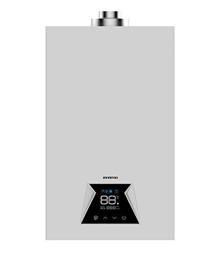 INFINITON CALENTADOR DE AGUA POR GAS GWN-12NG - Gas CIUDAD, 12 Litros, Encendido automatico, Temperatura ajustable, Clase A, Display LED (G20-20mbar)