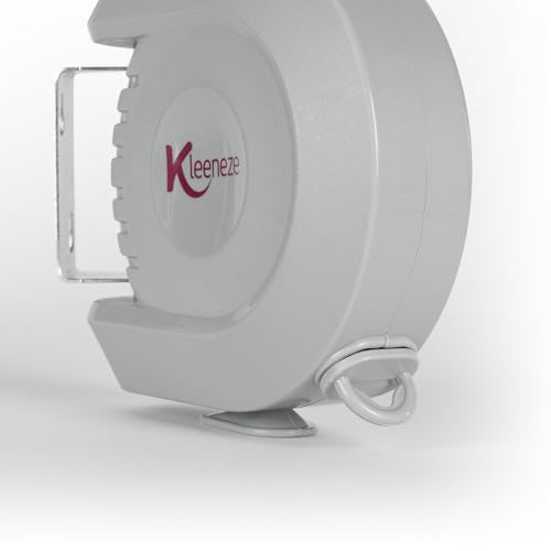 Kleeneze KL064318EU 15 Metre Retractable Washing Line - Clothesline, Durable and Compact, Wall Mountable, Flexible Drying Solution, for Indoor/Outdoor Use, Washing Clothes Dryer Line, Space Saving - Image 6