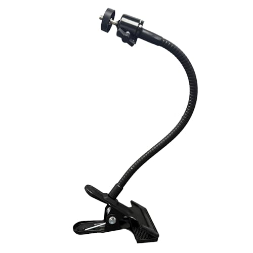 Soporte de abrazadera con rosca de 1/4 para cámara y monitor con brazo flexible