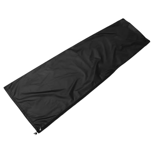 Housse de parasol imperméable 2m x 0,55m en tissu Oxford noir pour protection extérieur terrasse