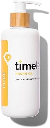 Timeless Skin Care Argan Oil 100% Pure - 8 oz - Heal and Repair Dry Skin, Hair & Nails - Packed with Vitamin E - All Natural - Recommended for Dry to Normal Skin Types