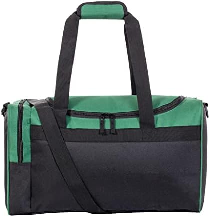Jetstream Heavy Duty Multi Pocket Large Sports Gym Equipment 3-Pocket Travel Duffel Bag (20 Inch, GREEN)