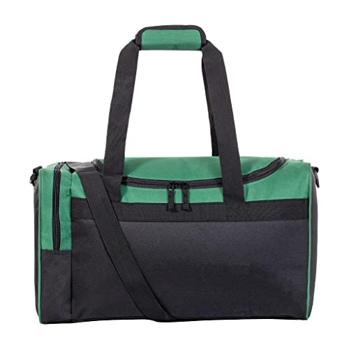 Jetstream Heavy Duty Multi Pocket Large Sports Gym Equipment 3-Pocket Travel Duffel Bag (20 Inch, Green) #TOP7