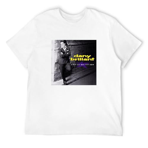 Photo de Men's Dany Brillant Cest A Qui Est Bon T-Shirts White M