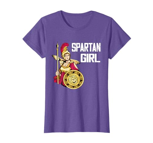 Spartan Girl Gladiator Warrior Ancient Greece Sparta Soldier T-Shirt
