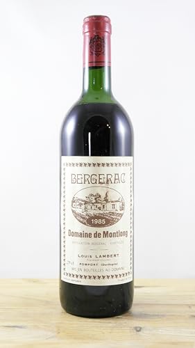 Bergerac Domaine de Montlong Bouteille de Vin Millésime 1985 ME