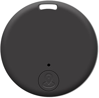 LIXSAZSE Llavero antipérdida Compatible con Bluetooth 5,0, buscador de Llaves de teléfono móvil, Alarma, Maleta para Mascotas, Mini rastreador, Dispositivo de Seguimiento, Negro