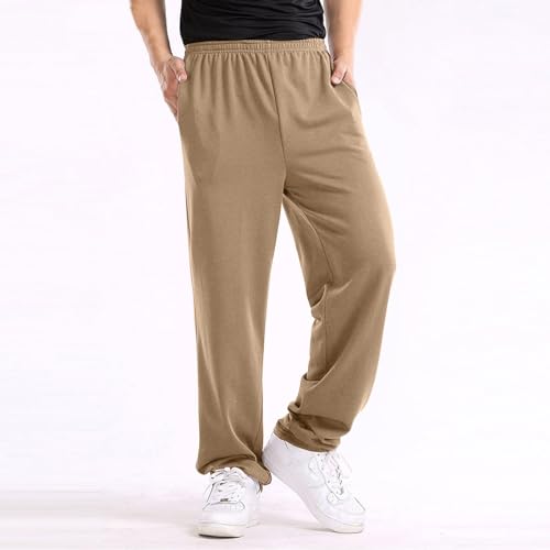 Sweatpants for Men Straight Leg Baggy Sweatpants Fall Comfort Elastic Waist Athletic Joggers with Pockets Sweat Pant3