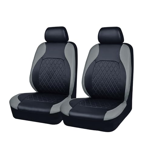 Housse de siege voiture cuir PU impermeable auto 2 places