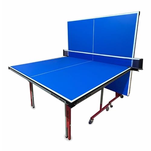 Image of ‎Classic Action Wood Table Tennis Table w /Both Side Laminated & Wheels w /Lock (TT Table Net + 2 TT Table Racket & 2 Balls) (18 mm Top Thickness Action Model)