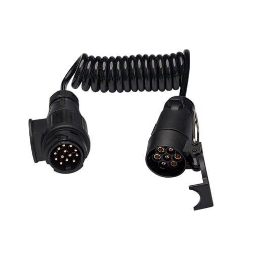 Cavo Prolunga A Spirale Woola Da 7 A 13 Poli, 1,8 M, 12V, Per Rimorchi, Roulotte E Caravan - 2