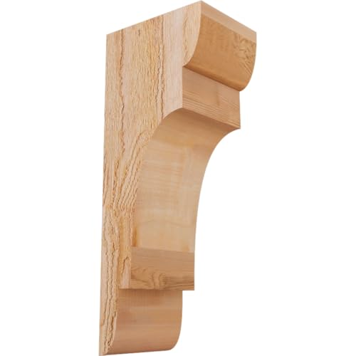 Corbel de menuiserie Ekena Brighton en bois noble brut de sciage