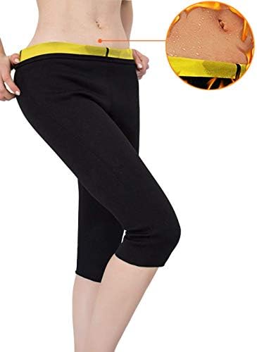 Womens Slimming Pants Neoprene for Weight Loss Hot Thermo Sweat Sauna Capris Leggings