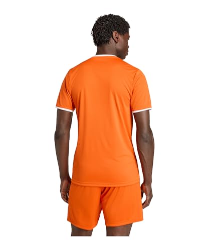 adidas Herren Entrada26 Jersey Shirt, Team orange/White, L Tall – Ansicht 3