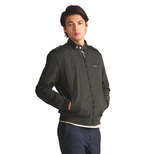 Image of Members Only Men's Iconic Racer Quilted Lining Jacket |Slim Fit|