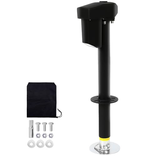 12V Electric Tongue Jack 4000lb A-Frame Heavy Duty Trailer
