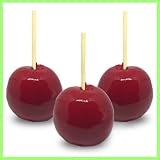 Sweet Dreams Gourmet Candy Apple 6 Pack - Granny Smith Apples Dipped in Sweet Red Candy | Candied Apples | Delicious Gift | Handmade in Small Batches | Guaranteed to Arrive Fresh