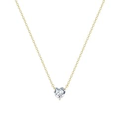 Tiny CZ Heart Necklace