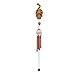 StealStreet SS-G-99284 Wind Chime Copper And Gem Cat Garden Bell Decoration Hanging Porch Decor